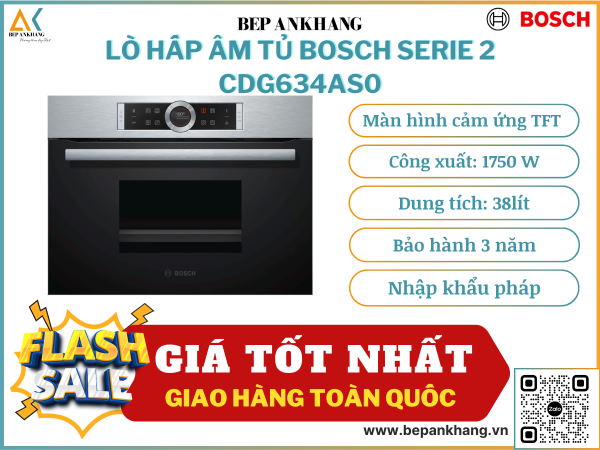 LÒ HẤP - 45CM HMH.CDG634AS0 - Germany